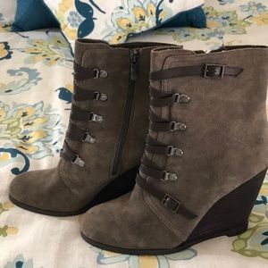 BCBG Kadeer Wedge Booties